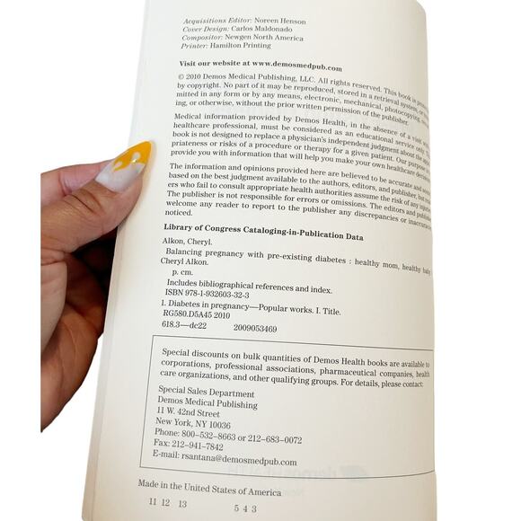 Pregnancy With Type 1 Diabetes Book Bundle Lot of 2 Pre-Owned - Picture 3 of 10